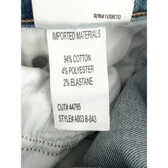 Agolde Sophie Distressed Skinny Jeans Size 30 - Picture 4 of 7